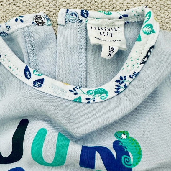 Carrement Beau Baby Romper Jungle Theme - 12 months - Picture 4 of 5